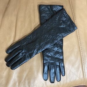 Genuine Leather Gloves Black Size S NWOT